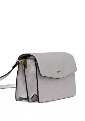 LIU JO Caliwen metallic-effect crossbody bag - Grey