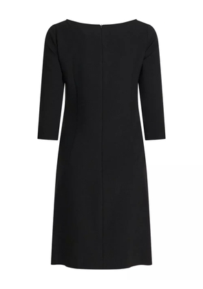 Semper three-quarter sleeve boat-neck dress - Black