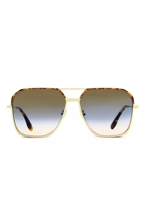 Victoria Beckham Eyewear VB 212S square-frame sunglasses - Gold