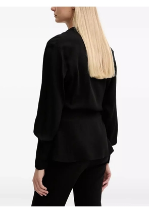 BOSS twist-front blouse - Black