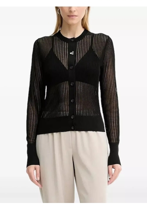 AERON Constant ribbed cardigan - Black