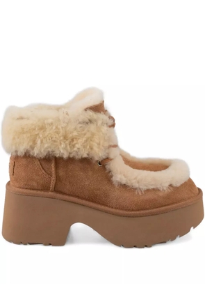 UGG Esmee platform lace-up boots - Brown