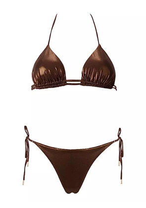 SOFIA ERHAN Nova Shimmer bikini - Brown