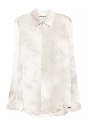 YES LONDON tie-dye shirt - Neutrals