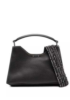 GIANNI CHIARINI maxi Aurora grained leather tote bag - Black