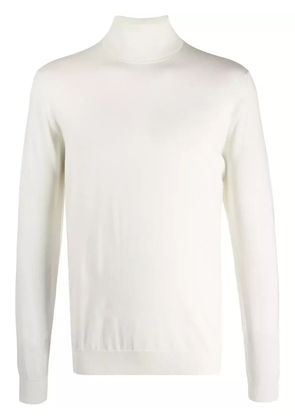Drumohr roll neck jumper - White