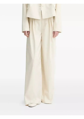 Gestuz pleated wide-leg trousers - Neutrals