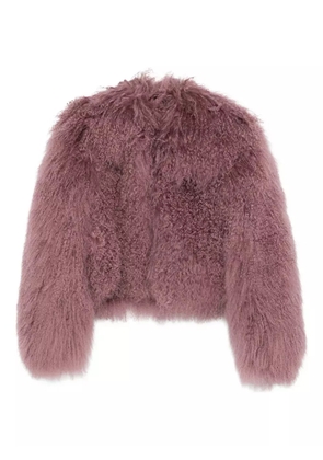 レザージャケット・コート Salvatore Santoro Salvatore Santoro Jackets Pink Salvatore Santoro Pink Leather Jacket | italist