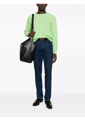 TOM FORD raglan-sleeve crew-neck sweater - Green