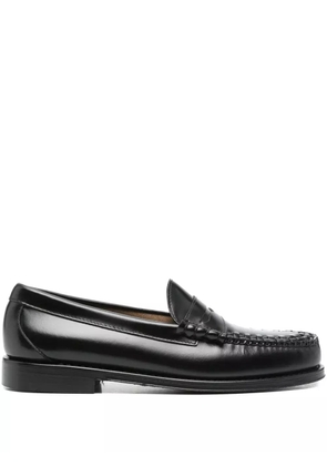 G.H. Bass & Co. woven-front leather loafers - Black