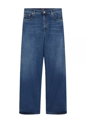Sportmax side-split wide-leg jeans - Blue