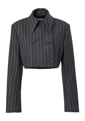 Carolina Herrera pinstripe double-breasted jacket - Grey