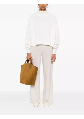 Lisa Yang turtleneck cropped sweater - Neutrals