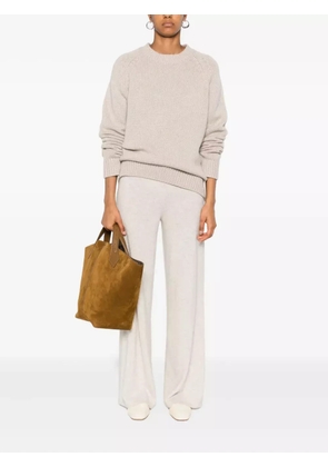 Lisa Yang raglan-sleeve cashmere sweater - Neutrals