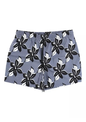 Gucci all over graphic-print swim shorts - Grey