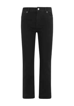 Sportmax buttoned straight-leg jeans - Black