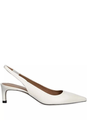 BOSS slingback heeled pumps - White