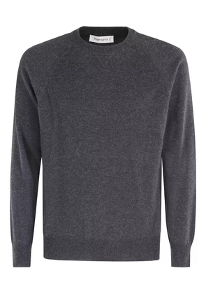 Kangra raglan-sleeve crew-neck sweater - Grey