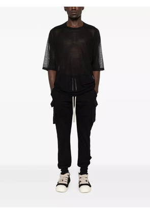 Rick Owens sheer wool T-shirt - Black
