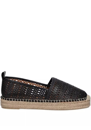 BILLI BI perforated-leather espadrilles - Black