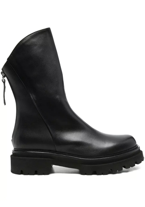 Thea Mika zip-detail boots - Black