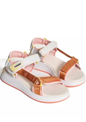 Hoff touch-strap platform sandals - Orange