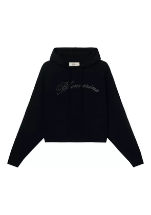 Blumarine crystal-embellished hoodie - Black