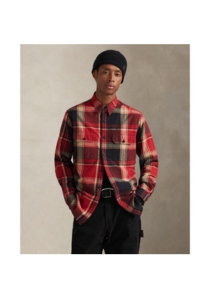 Classic Fit Plaid Oxford Workshirt