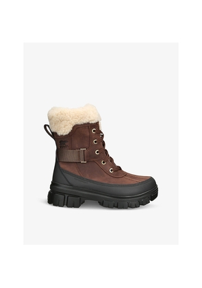 Womens Sorel Torino V Parc Waterproof Suede Snow Boots