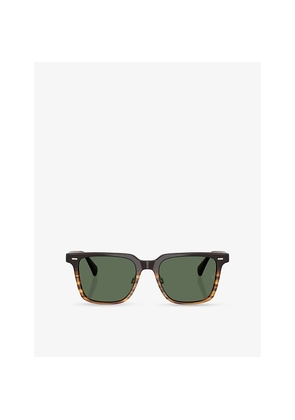Oliver Peoples Ov5592S Mr Federer II Square-Frame Acetate Sunglasses