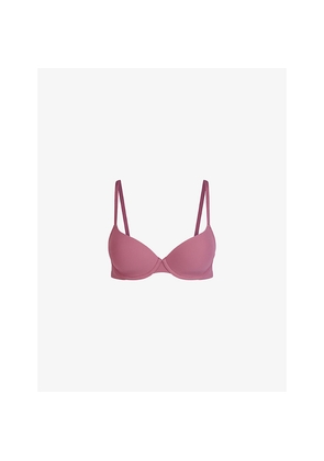 Womens Skims Fits Everybody Stretch-Woven T-Shirt Bra