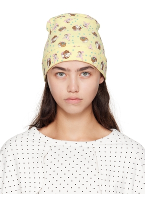 Ashley Williams Yellow Cotton Beanie
