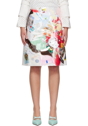 Ashley Williams Multicolor Trash Midi Skirt