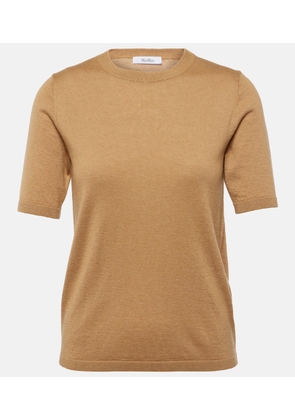 Max Mara Warren silk and cashmere top