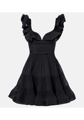 Zimmermann Pleated ruffled minidress