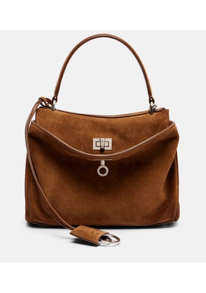 Balenciaga Rodeo Mini suede tote bag