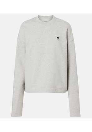 Ami Paris Ami de Cour cotton fleece sweatshirt