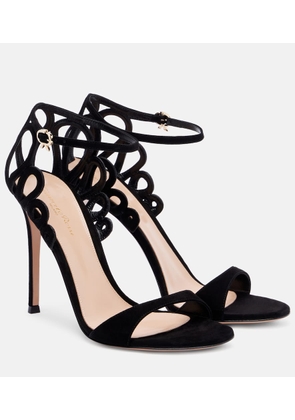 Gianvito Rossi 105 suede sandals