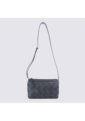 Bottega Veneta Black Leather Diago Bag
