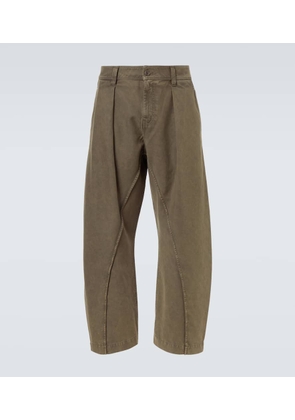JW Anderson Twisted Seam cotton wide-leg pants