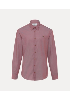 Vivienne Westwood Ghost Shirt Cangiante Poplin Pink 46 Men