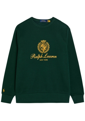 Polo Ralph Lauren Logo-print Cotton-blend Sweatshirt - Dark Green - XL