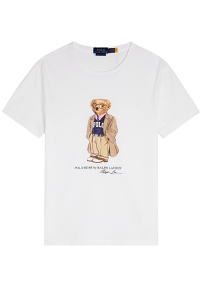 Polo Ralph Lauren Bear-print Cotton T-shirt - White - L