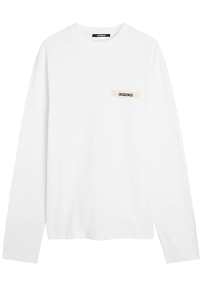 Jacquemus Le T-shirt Gros Grain Cotton T-shirt - White - S