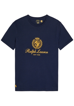 Polo Ralph Lauren Logo-print Cotton T-shirt - Navy - L