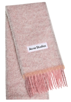 Acne Studios Valley Wool-blend Scarf - Pink - One Size