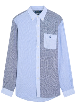 Polo Ralph Lauren Checked Linen Shirt - Blue - M