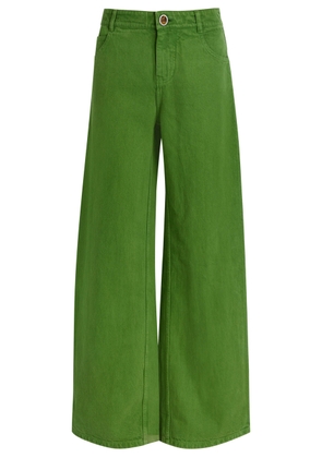 Christopher Esber Wide-leg Jeans - Green - 6 (UK6 / XS)