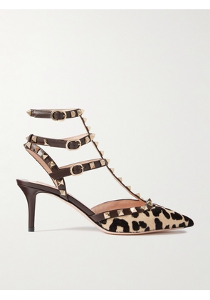Valentino Garavani - Rockstud 65 Leopard-print Calf Hair Pumps - Animal print - IT36,IT36.5,IT37,IT37.5,IT38,IT38.5,IT39,IT39.5,IT40,IT40.5,IT41,IT41.5,IT42