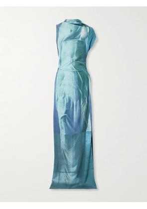 Jean Paul Gaultier - Satin Gown - Blue - xx small,x small,small,medium,large,x large,xx large